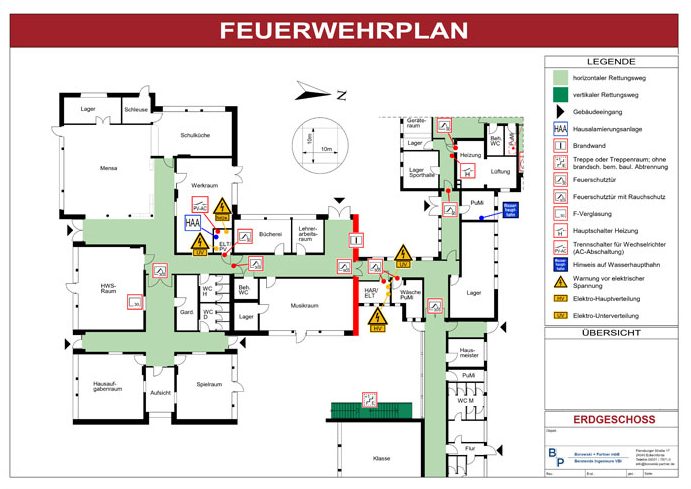 Feuerwehrpläne DIN 14095